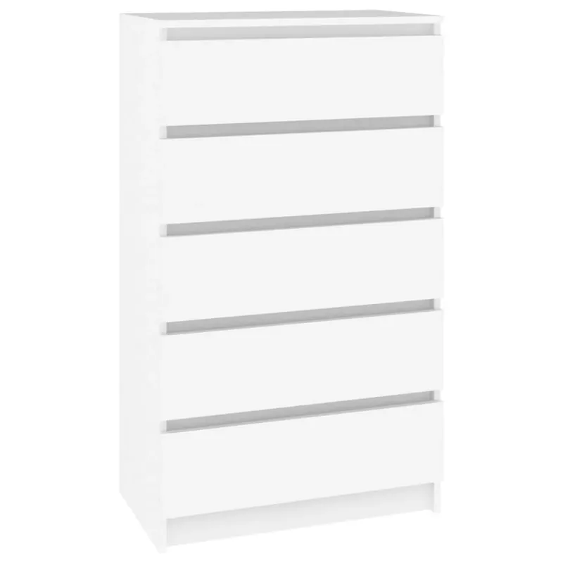 Highlight vidaXL Schubladenschrank Weiß 60x36x103 cm Holzwerkstoff