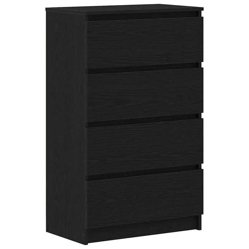 vidaXL Sideboard Schwarz Eichen-Optik 60x35x98,5 cm Holzwerkstoff Saisonangebot