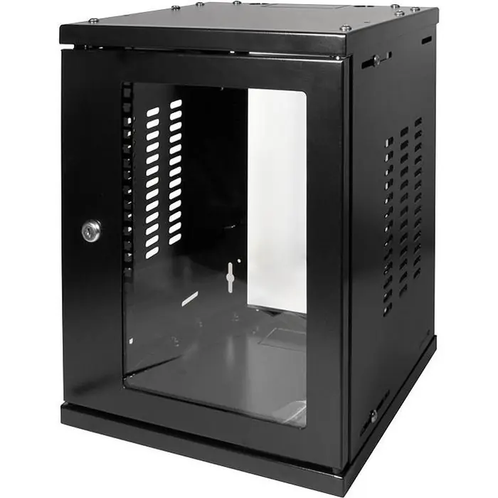 Kostenloser Versand LogiLink Netzwerkschrank Cabinet SOHO, 10 Zoll, 8HE Wandgehäuse, 31,2 x 41,5 x 30 cm, schwarz