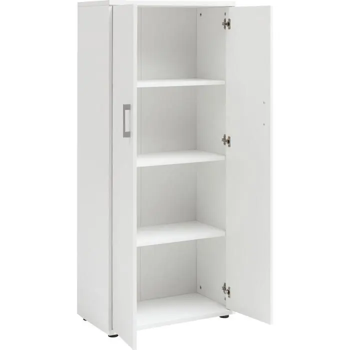Top-Angebot Möbelpartner Aktenschrank Serie 200, aus Holz, 65 x 147 x 34 cm (B/H/T), weiß