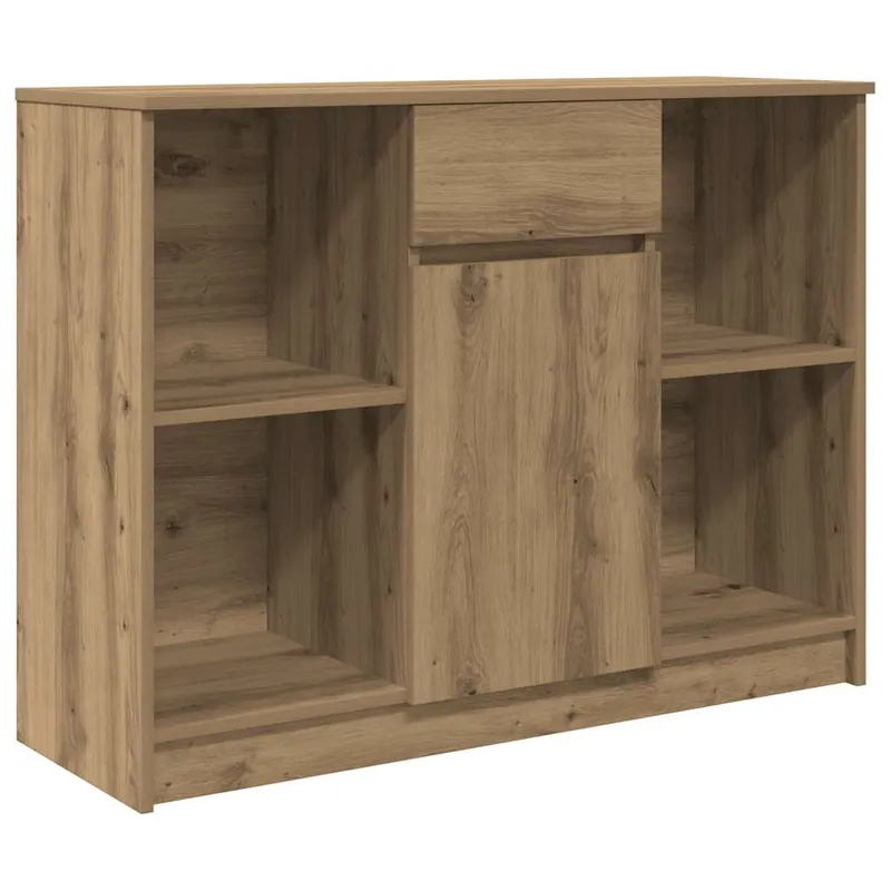 Finale Aktion vidaXL Sideboard mit Schublade Artisan-Eiche 101x35x76cm Holzwerkstoff