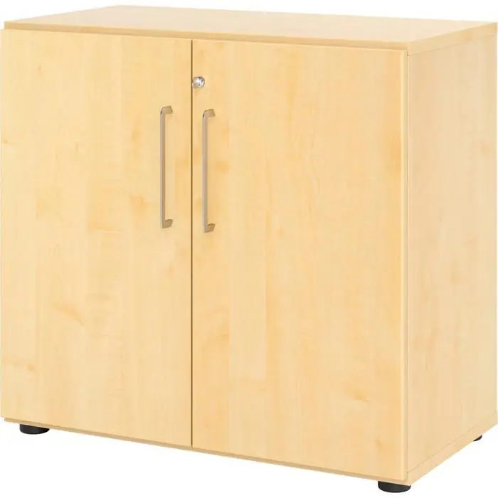 Hammerbacher Aktenschrank Serie 9 Advanced, aus Holz, abschließbar, 80 x 74,6 x 42cm (B/H/T), ahorn Top-Angebot