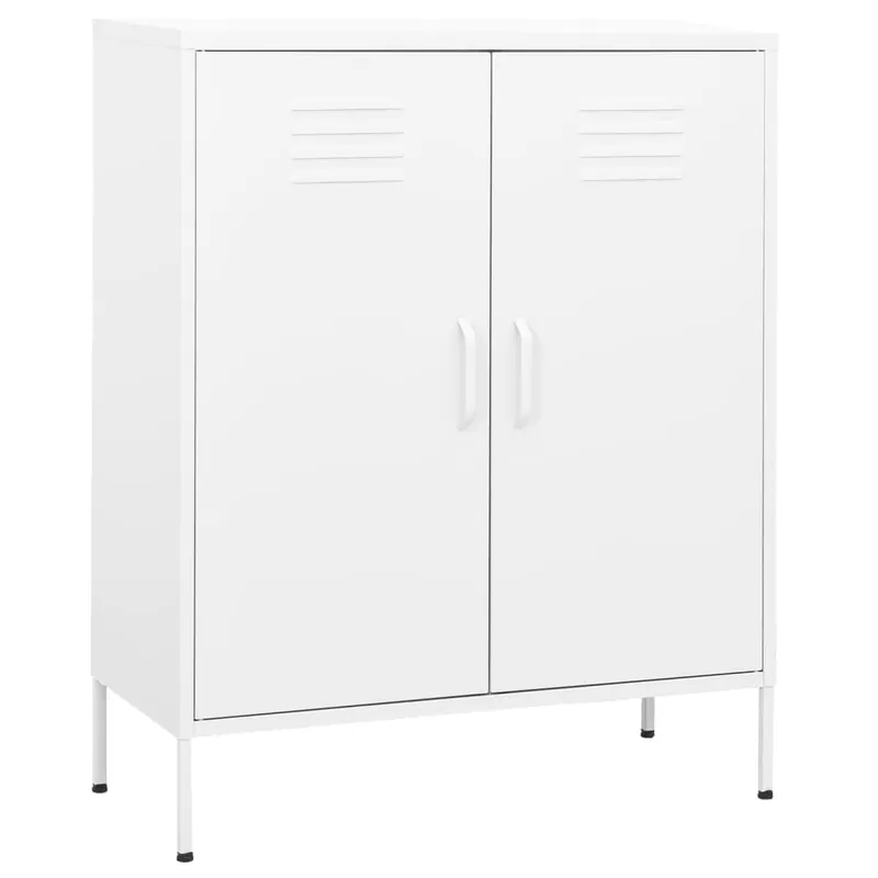 Direkt Vom Hersteller vidaXL Lagerschrank Weiß 80x35x101,5 cm Stahl