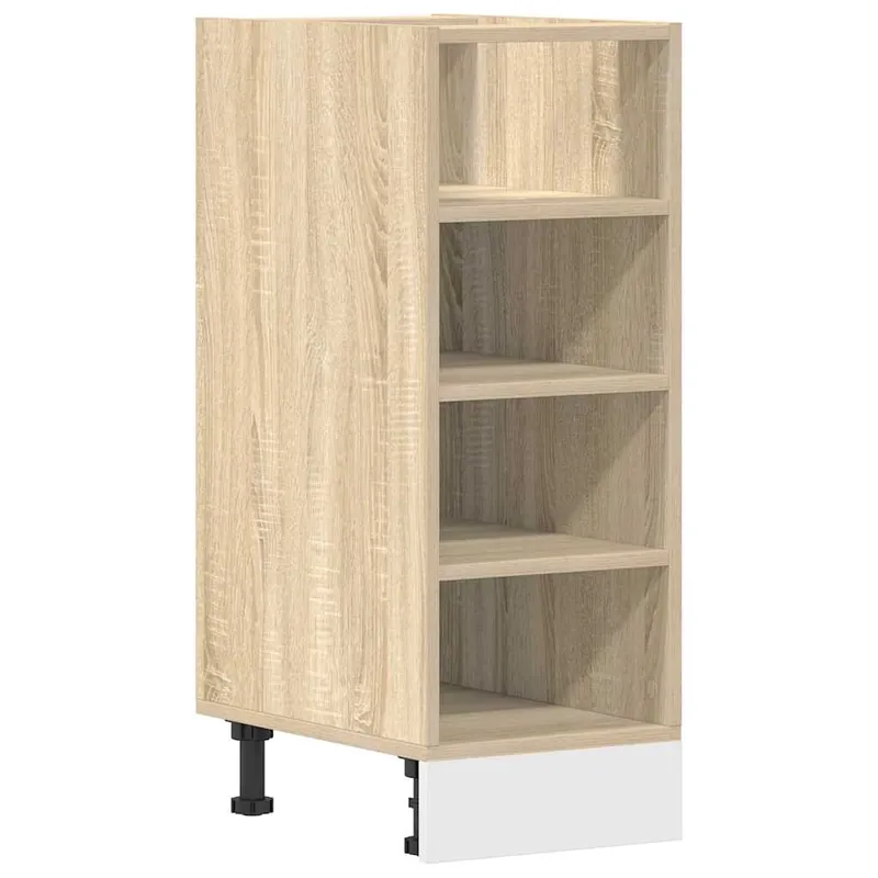 vidaXL Unterschrank Riga Sonoma-Eiche 30x44,5x81,5 cm Holzwerkstoff Heißes Angebot