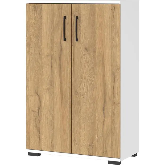 Germania Aktenschrank Profi 3.0, 4247-559 aus Holz, 80 x 123 x 40 cm (B/H/T), grandson-eiche / weiß Sonderangebot