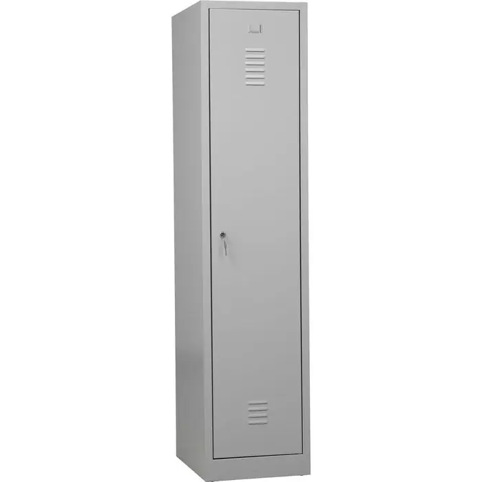 Preisknaller G-Office Spind WRD/1.1840, lichtgrau, 1 Abteil mit Trennwand, Zylinderschloss, 40 x 180 cm