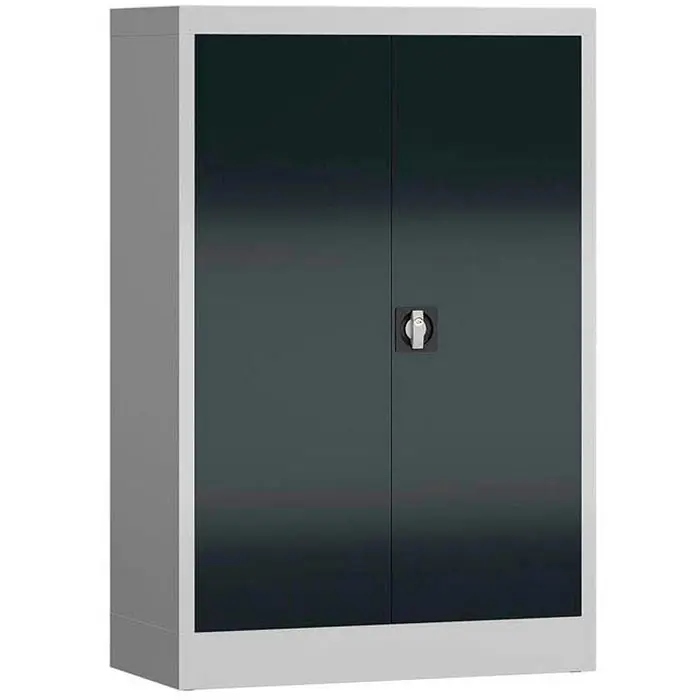 ClassiX Aktenschrank X-530298, aus Metall, abschließbar 80 x 120 x 38cm anthrazit / lichtgrau Must-Have