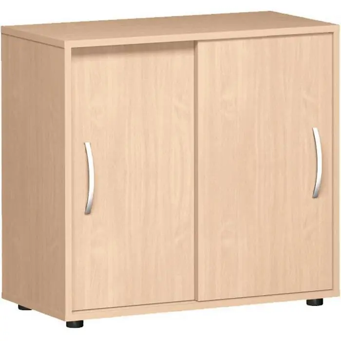 Geramöbel Schiebetürenschrank Flex, aus Holz, 80 x 75,2 x 40cm, buche Bestpreis