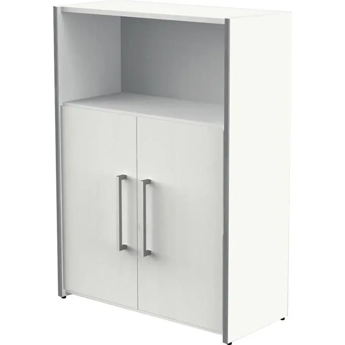 Markenware Kerkmann Kombischrank Move 3, weiß, abschließbar, mit 2 Drehtüren, (B/H/) 80 x 111 cm
