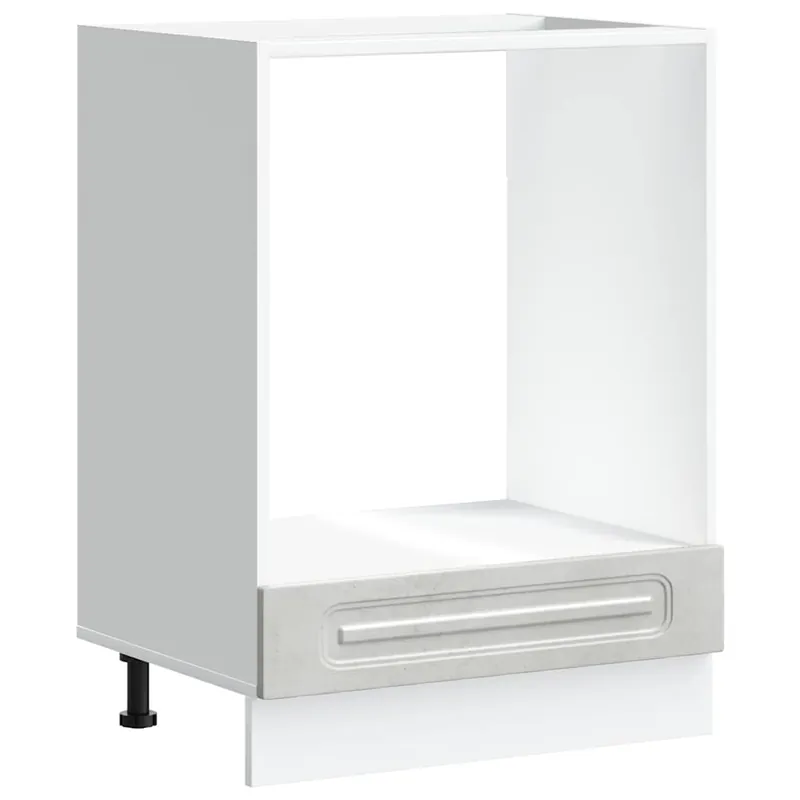 Echt vidaXL Herdumbauschrank Kalmar Betongrau Holzwerkstoff