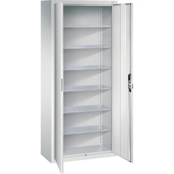 CP-Möbel Magazinschrank Serie 13, grau, 70 x 169 x 30cm, 6 Böden Jetzt Kaufen