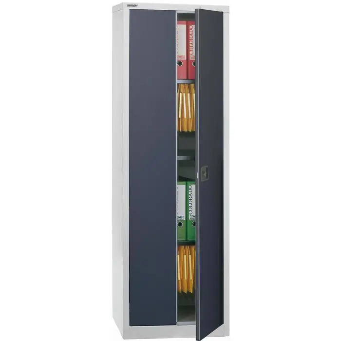 Mega-Angebot Bisley Aktenschrank E782A04B6, aus Metall, abschließbar, 60x195x40cm (B/H/T) anthrazit / grau