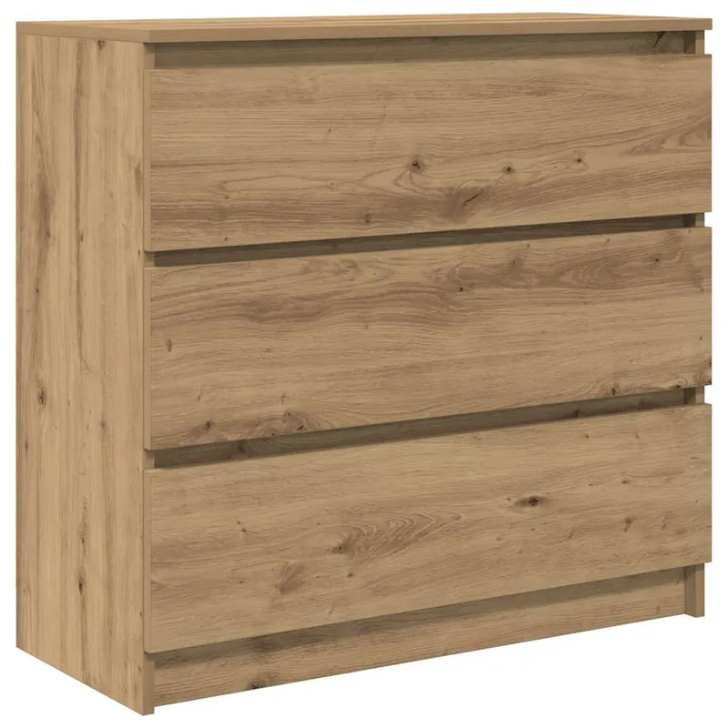 Angebot vidaXL Sideboard Artisan-Eiche 80x35x76 cm Holzwerkstoff
