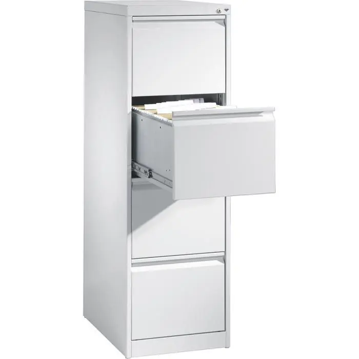 Echt CP-Möbel Hängeregisterschrank C1000, 1-bahnig, 4 Schübe, lichtgrau