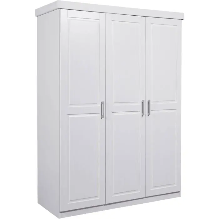 Günstig Inter-Link Kleiderschrank Magnus, weiß, 3 Drehtüren, (BxHxT) 140 x 190 x 55cm