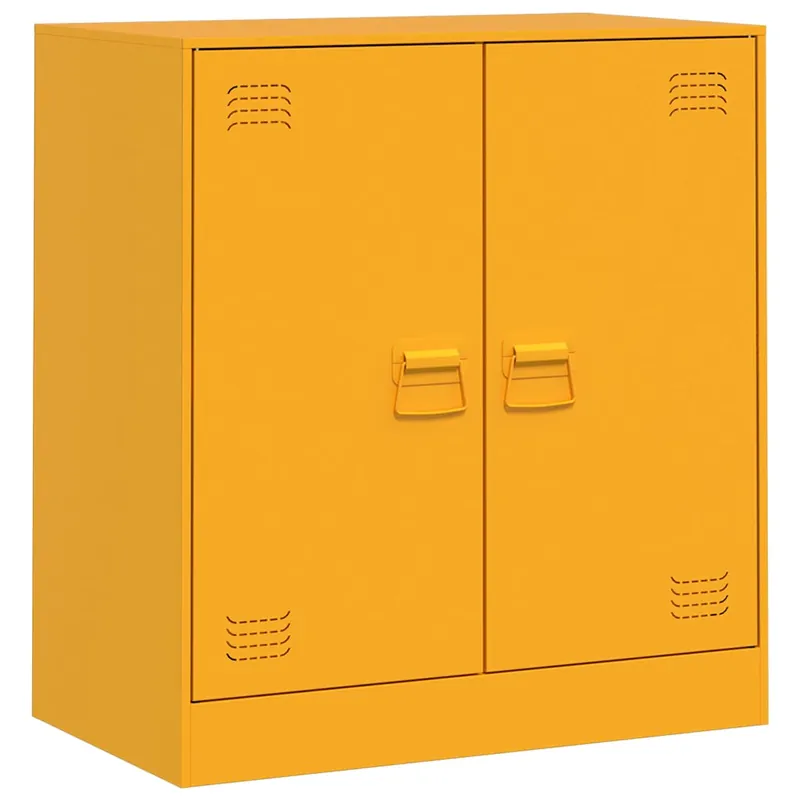 Highlight vidaXL Sideboard Senfgelb 67x39x73 cm Stahl