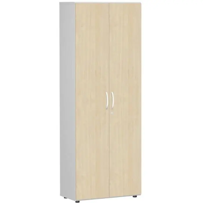 Geramöbel Kleiderschrank Flex, ahorn / lichtgrau, 2 Drehtüren, (BxHxT) 80 x 216 x 42cm Neue Kollektion