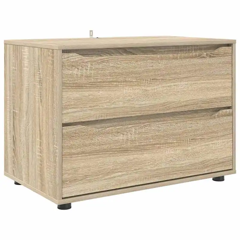 Zertifiziert vidaXL Aufbewahrungsschrank Sonoma-Eiche 80 x 48 x 57 cm Holzwerkstoff