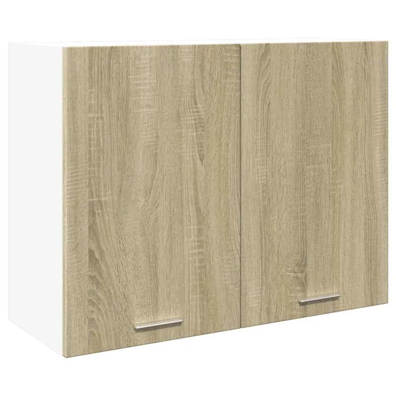 Billig vidaXL Hängeschrank Lyon Sonoma-Eiche 80x31x60 cm Holzwerkstoff