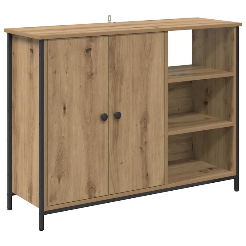 vidaXL Sideboard Artisan-Eiche 100 x 33 x 75 cm Holzwerkstoff Heißes Angebot