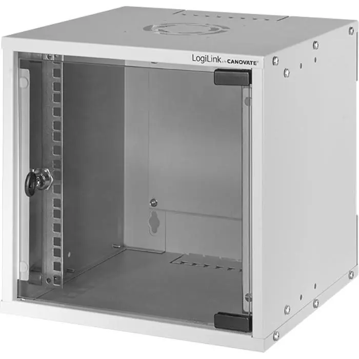 Sofort Bestellen LogiLink Netzwerkschrank Cabinet EconLine, 10 Zoll, 6HE Wandgehäuse, 32 x 31,2 x 30 cm, grau