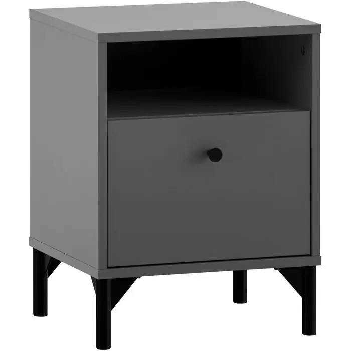 Neu Im Sortiment Schildmeyer Nachttisch Smash, 156492, anthrazit, mit Schublade, (B/H/T) 40 x 53 x 33 cm