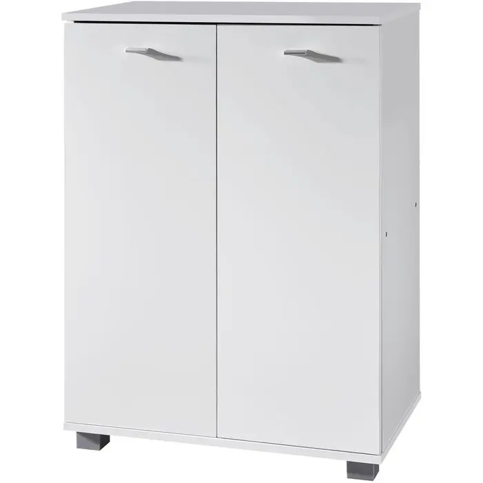 Direktkauf Wohnling Schuhschrank Nimes, WL1.348, weiß, 4 Fächer für 8 Paar, Holz, 60 x 90 x 35 cm