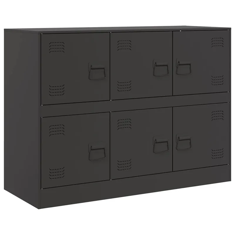 Angebot vidaXL Sideboard Schwarz 99x39x73 cm Stahl
