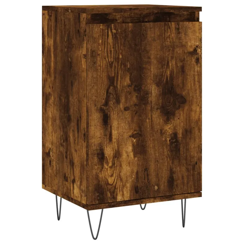 Garantierte Lieferung vidaXL Sideboard Räuchereiche 40x35x70 cm Holzwerkstoff