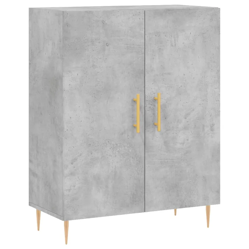 Begrenztes Angebot vidaXL Sideboard Betongrau 69,5x34x90 cm Holzwerkstoff