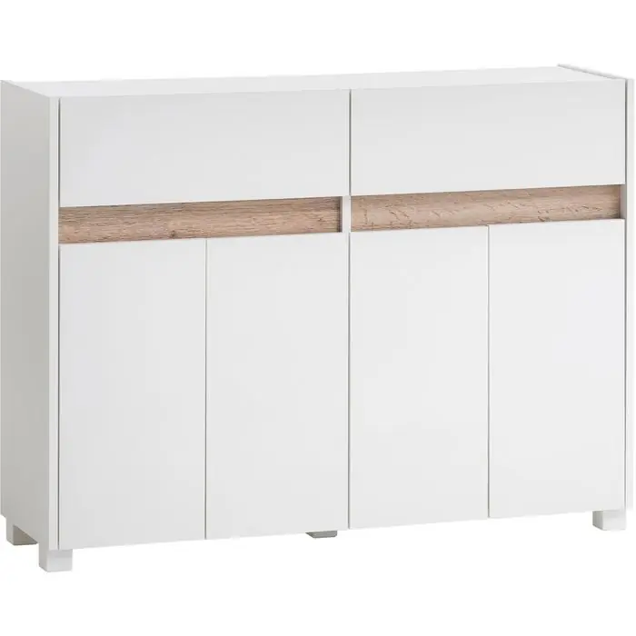 Schildmeyer Sideboard Cosmo 701777, weiß, mit Türen und Schublade, Maße: 112,2 x 84,8cm Schnäppchen