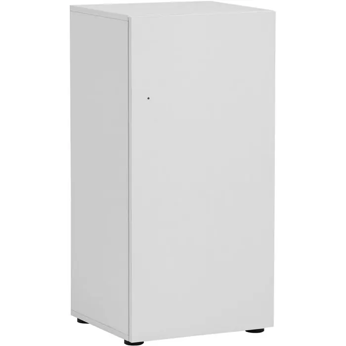 Möbelpartner Schließfachschrank Locked, weiß, 1 Fach, Holz, 45 x 93cm, mit RFID-Schloss Nur Für Kurze Zeit