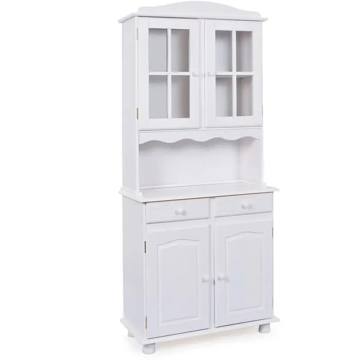 Direkt Vom Hersteller Inter-Link Küchenschrank Valencia, kiefer, (BxH) 88 x 198 cm, mit 4 Türen, 2 Schubladen, 5 Fächer & Arbeitsplatte