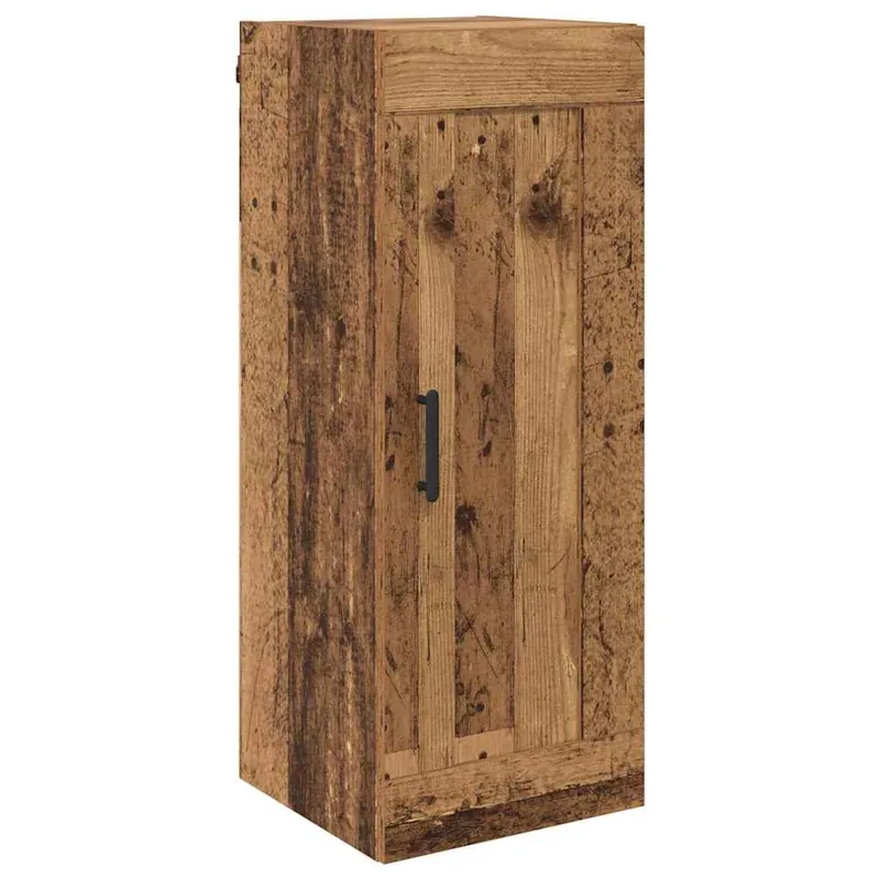 vidaXL Wandschrank Altholz 34,5 x 34 x 90 cm Holzwerkstoff Garantierte Lieferung