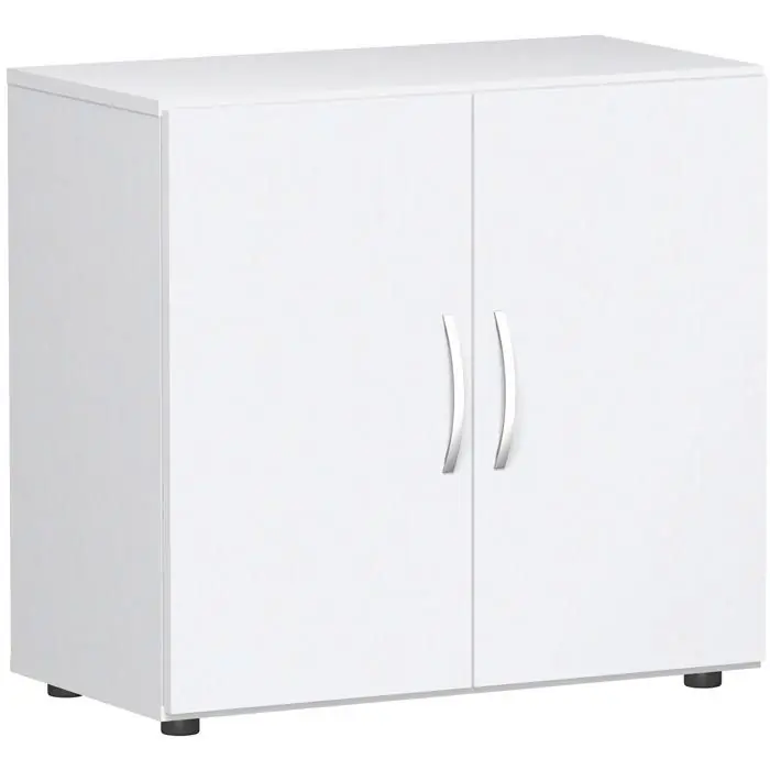 Aktuell Geramöbel Aktenschrank Flex, aus Holz, 80 x 75,2 x 42cm (B/H/T), weiß