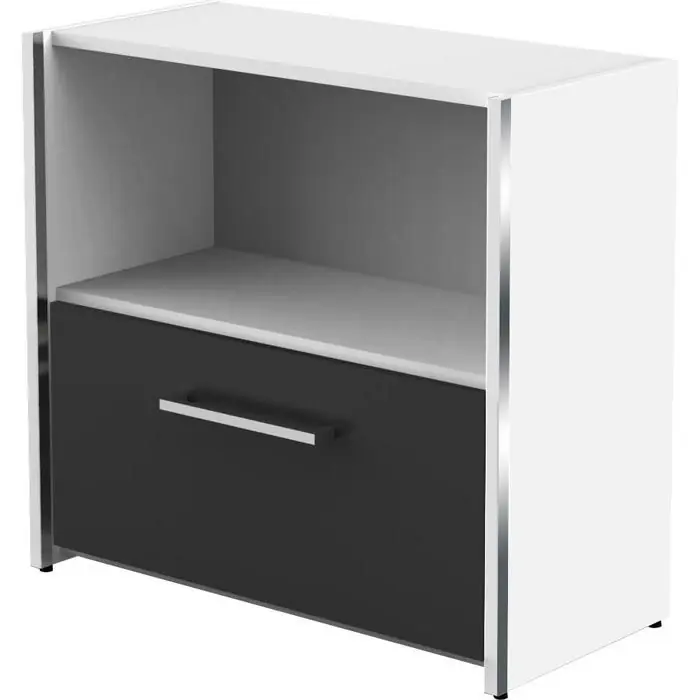 Garantierte Lieferung Kerkmann Kombischrank Aveto, anthrazit / weiß, mit Hängeregisterauszug, (B/H) 80 x 76 cm