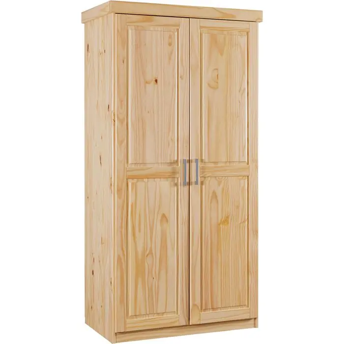 Inter-Link Kleiderschrank Leon, kiefer, 2 Drehtüren, (BxHxT) 95 x 190 x 55cm Aktuell