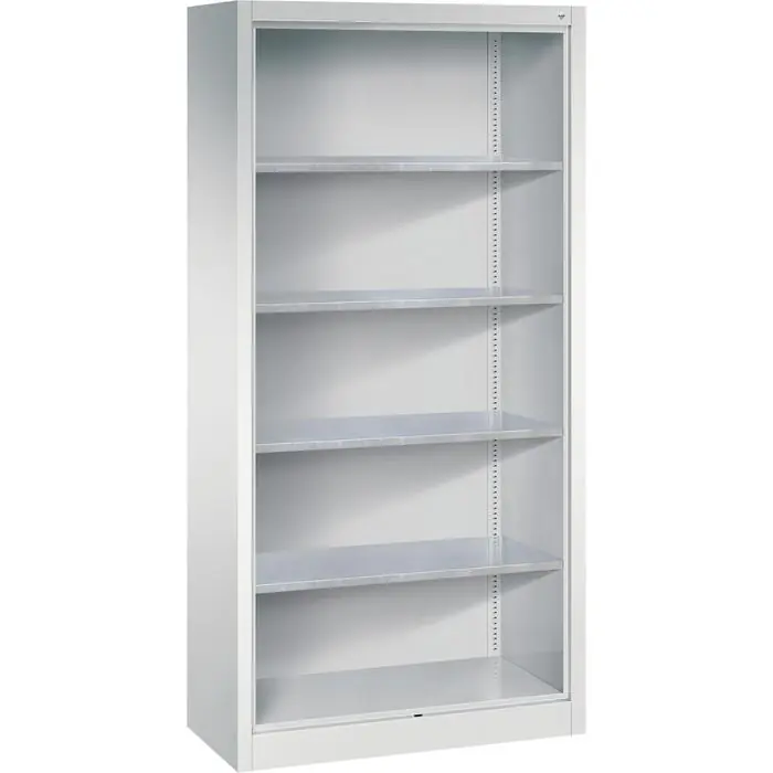 CP-Möbel Werkzeugschrank 8920-02, aus Metall, lichtgrau, mit 4 Fachböden, 93 x 195 x 40 cm Billig
