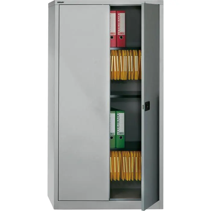 Wochenendangebot Bisley Aktenschrank E722A03, aus Metall, abschließbar, 91 x 180 x 40cm (B/H/T), silber