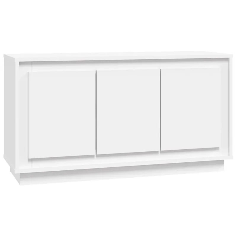 vidaXL Sideboard Weiß 102x35x55 cm Holzwerkstoff Schnäppchen