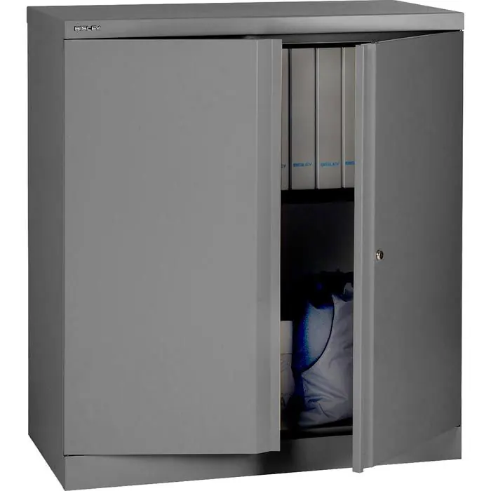 Versand Am Gleichen Tag Bisley Aktenschrank Essentials, aus Metall, abschließbar, 91 x 100 x 47cm (B/H/T), anthrazit