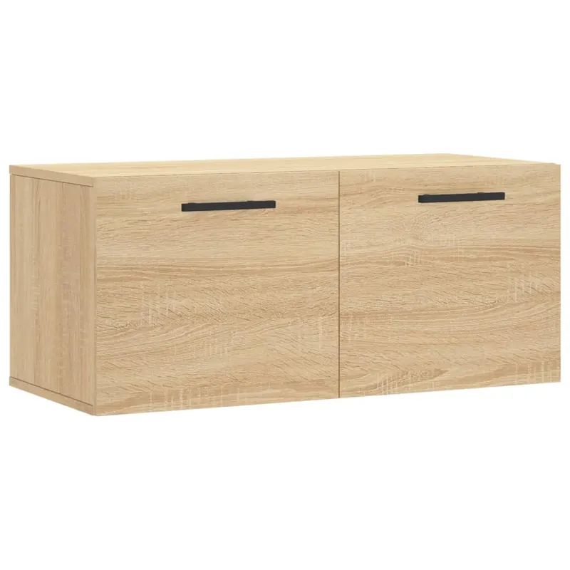 Gratis Versand vidaXL Wandschrank Sonoma-Eiche 80x36,5x35 cm Holzwerkstoff