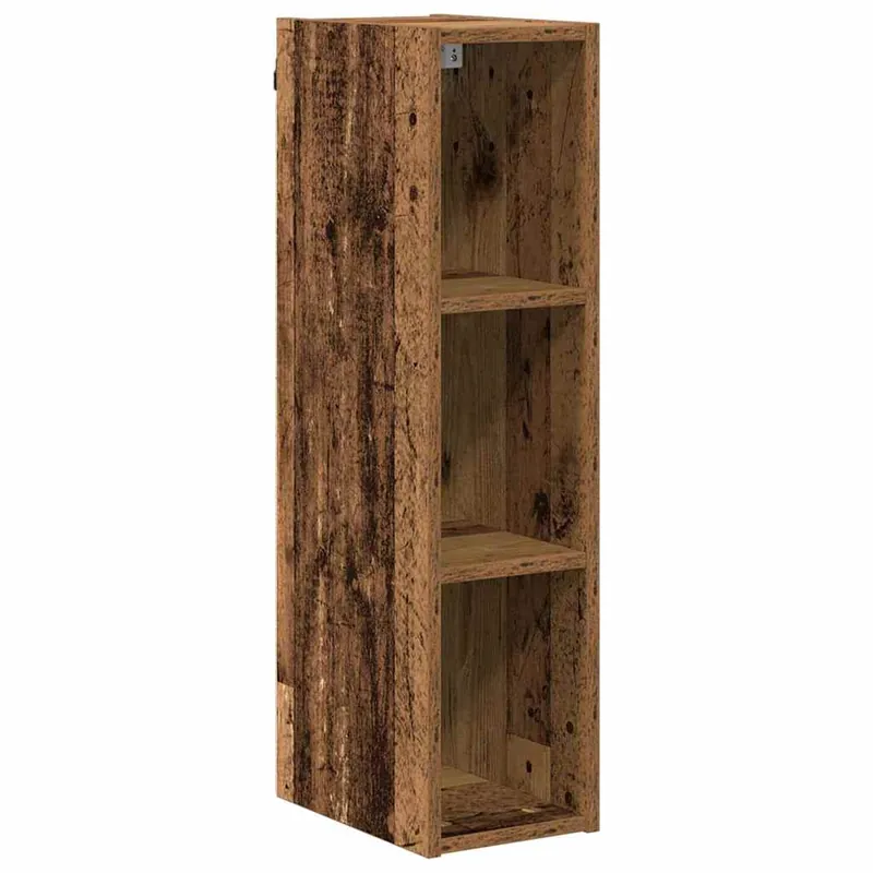 Echt vidaXL Hängeschrank Altholz 20 x 29,5 x 80 cm Holzwerkstoff