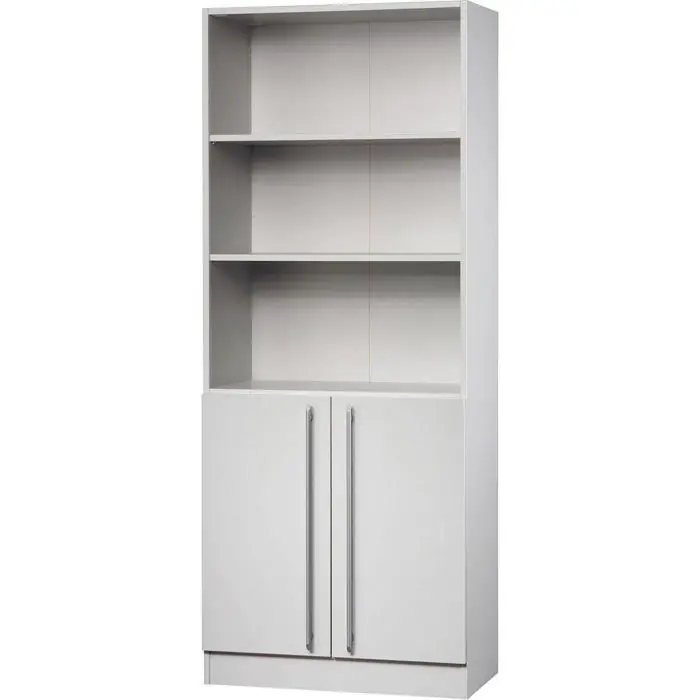 Jetzt Kaufen Hammerbacher Kombischrank H-Serie, lichtgrau, mit 2 Drehtüren, (B/H) 80 x 200 cm