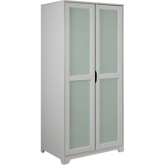 Nur Für Kurze Zeit Inter-Link Kleiderschrank Prati, hellgrau / salbei, 2 Drehtüren, (BxHxT) 92 x 205 x 59,5cm