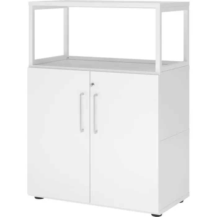 Abverkauf Hammerbacher Kombischrank FW38T2RG, weiß, abschließbar, mit 2 Drehtüren, (B/H) 80 x 110 cm