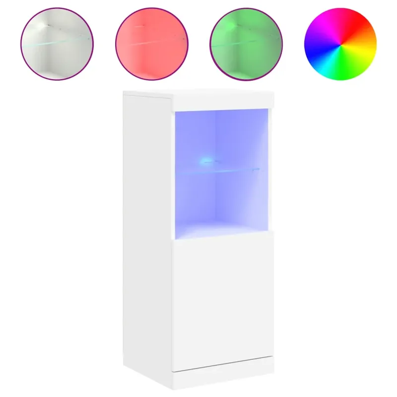 Direkt Vom Hersteller vidaXL Sideboard mit LED-Beleuchtung Weiß 41x37x100 cm