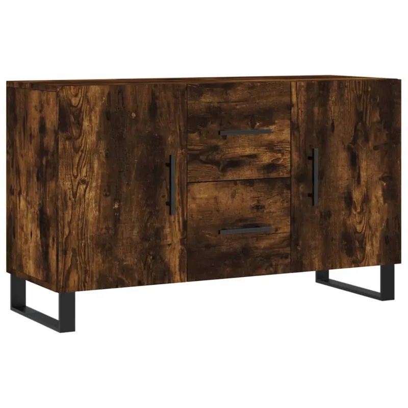 Highlight vidaXL Sideboard Räuchereiche 100x36x60 cm Holzwerkstoff
