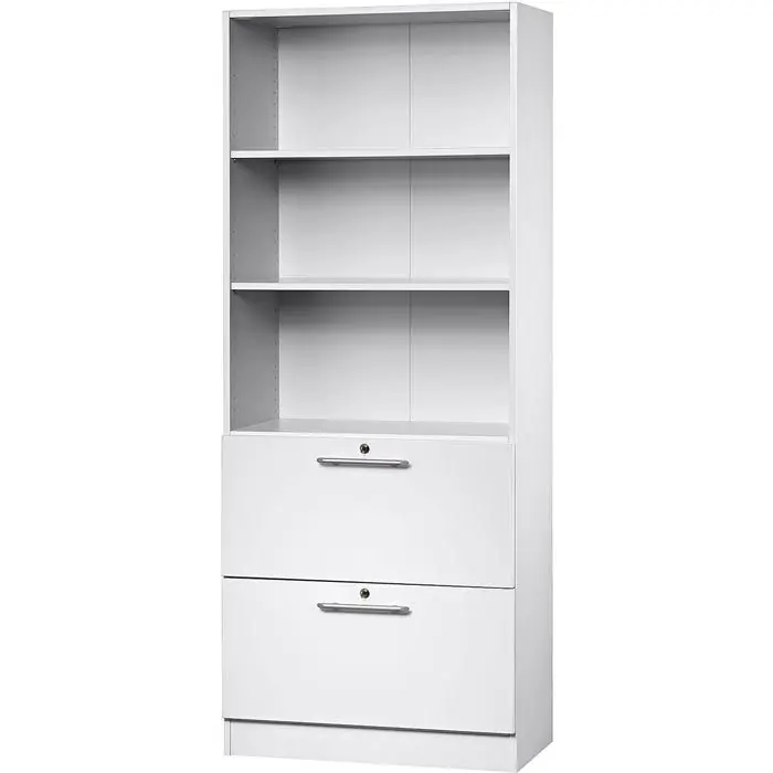 Super-Preis Hammerbacher Kombischrank N-Serie, weiß, abschließbar, mit 2 Hängeregisterauszügen, (B/H) 80 x 200 cm