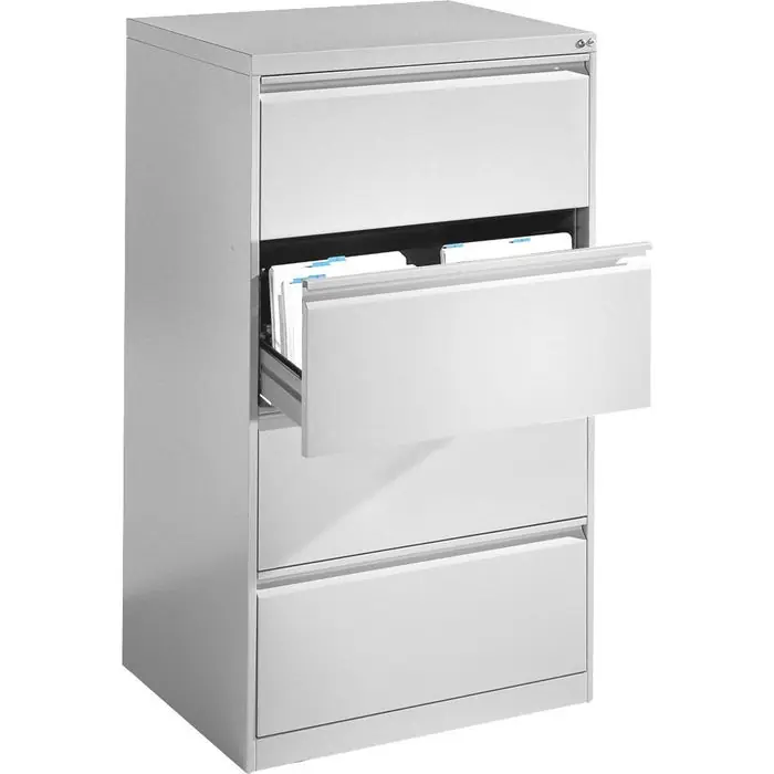 CP-Möbel Karteischrank Acurado, für DIN A4, 2-bahnig, mit 4 Schüben, lichtgrau Online Kaufen